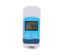 HEEPDD Thermometer RC5 Temperature Data Logger, USB Plug and Play, LCD Display, 32000 Points Capacity, -30°C to +70°C Range, Portable Mini Recorder for Cold Storage and Transport,