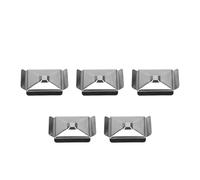 HEEPDD Tissue Sample Storage Box 5PCS Sample Embedding Box Base Mold, Stainless Steel Convenient Practical Laboratory Tissue Processing Cassette for Experimental Equipment Specimen