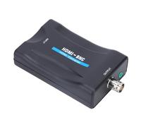 HEEPDD to BNC Composite Video Converter, ABS to Composite Adapter with 3.5mm Stereo, NTSC PAL 480i 576i Output for Old TV VHS DVD Recorder