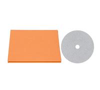 HEEPDD Top Tray Player Carbon Fiber CD DVD Stabilizer, Vibration Absorb Mat for Sound Quality Improvement, 4.72inch Suitable for All Top Loading Players Tray Player Carbon Fiber CD (White)