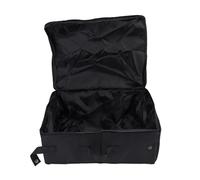 HEEPDD Travel Litter Box for Cats, Standard Litter Boxes Capacity Waterproofing Oxford Fabric Portable Box for Cats Black Travel with Lid Sealed Drawstring and