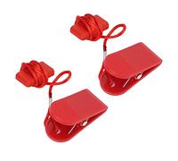 HEEPDD Treadmill Safety Key Replacement, Universal Magnetic Auto Stop Function with ABS Material 2 Pcs for Home Gym Running Machine Users Ensures Quick Shutdown During Exercise Sessions (20 * 35mm