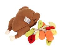 HEEPDD Turkey Vegetable Sniffing Dog Toy, Polyester Material, Interactive Play Toy for Puppies and Dogs, Perfect for Training and Mental Stimulation