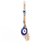 HEEPDD Turkish Blue Evil Eye Wall Hanging, Handcrafted Glazed Resin Amulet for Home Office Decor, Protection Charm for Housewarming Gift, New Homeowners and Spiritual Décor Enthusiasts