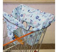 HEEPDD Universal Shopping Cart Cover Silk Material Hygienic Protection for Seating During Grocery Trips Versatile Use As High Chair Cover or Travel Mat Machine Washable Foldable