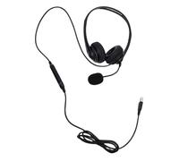 HEEPDD USB Headset Noise Cancelling Wired Computer Headphones with Adjustable Microphone Memory Foam Ear Pads for Office Calls Remote Work Comfortable Lightweight Design At 5 Ounces