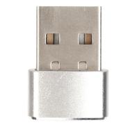 HEEPDD USB Mouse Mover Aluminium Alloy Material Mini Jiggler Easy Connection for OS X Laptop (Silver)