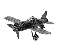 HEEPDD Vintage Airplane Model, Mini Metal Biplane Aircraft for Home Decor, Study Room Decoration, Office Ornament, Photo Props for Collectors and Aviation Enthusiasts