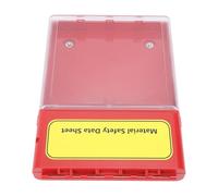 HEEPDD Visual Document Storage Box, Durable MSDS Holder, Weatherproof and Sturdy Magnetic Wall Mount Design for Easy Access to Essential Documents Safety Signs