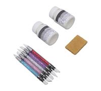 HEEPDD Watercolor Masking Fluid Kit, Clean Peel Fast Drying Pen Set | Resists Ripping for Watercolor Art, 5-15 Min Curing Time, Precision Tip Applicators, Roll Away Latex Film, for Mixed Media