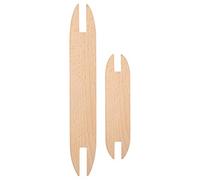 HEEPDD Weaving Shuttle, 2Pcs Beech Wood Weaving Shuttle for DIY Loom Weaving Tools Lightweight and Durable for Sweater Scarf Tapestry Looming Lovers