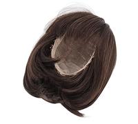 HEEPDD Wigs for Dolls BJD Doll Wig for 1/3 Size, Straight Bang Soft Fiber Wig, Easy to Style for 1/3 Size, Straight Bang Soft Fiber, Easy to Style for Customizable Doll Characters Nan (Dark Brown)