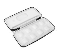 HEEPDD Wireless Luminous Keyboard Case Shockproof for MX Keys Mini, Portable Travel Storage Box for MX Keys Mini, Nylon EVA Black Grey