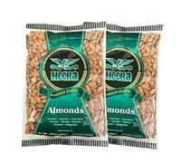 Heera Almonds | 700G | Whole Almonds | Healthy Nuts | High Fibre | High Protein | Perfect for Snacking | Whole Nuts | Indian Origin (Pack of 2)