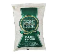 Heera Bajri Flour 1kg - Pearl Millet Flour for Traditional Indian Recipes - Ideal for Rotis, Bhakhri Atta (Pack of 1)