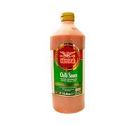 Heera Chilli Sauce 1 Litre - Hot & Spicy Flavour - Perfect for Adding Heat to Dishes, Marinades, Dipping - Chilli Sauce for Meat, Chicken, Veggies - Great for Spice Lovers - Large 1 Litre Bottle (1)