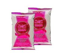 Heera Coconut Desicated Medium | 700G | Delicious | GMO Free |Vegan | High Fibre | Indian Origin (Pack of 2)