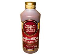 Heera Kebab House Chilli Sauce 500ml - Spicy Chilli Sauce for Kebabs & Dips - Bold & Tangy Flavour - Includes Gifty Goodness Shopping List