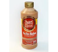 Heera Peri Peri Sauce Variety Pack | Mild, Medium, Hot, Garlic, Lemon & Herb | 500ml Bottles | Portuguese Style Chilli Sauce | by SAKA (3 x 500ml, Medium)
