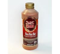 Heera Peri Peri Sauce Variety Pack | Mild, Medium, Hot, Garlic, Lemon & Herb | 500ml Bottles | Portuguese Style Chilli Sauce | by SAKA (2 x 500ml, Hot)