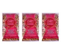 Heera Roasted Unsalted Chana 300g (Pack of 3) - Roasted Chickpeas - Loaded with Health Benefiting Propertie - Inhibits Overeating and Keeps Hunger Pains at Bay - Can Be Prepared Variety of Dishes