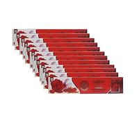 Heera Saffron Rose Agarbatti 15stk (Pack of 12) - Premium Indian Aroma Sandal and saffron Incense Stick for Pooja, Yoga, Aromatherapy, Room Freshener, Meditation - Natural Air Freshener