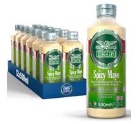 Heera Spicy Mayonnaise, 500ml, Creamy with Mild Chilli, Vegetarian, Made in UK (Case of 12)