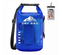 HEETA Waterproof Dry Bag for Women Men, 5L/ 10L/ 20L/ 30L/ 40L Roll Top Lightweight Dry Storage Bag Backpack with Phone Case for Travel, Swimming, Boating, Kayaking, Camping and Beach