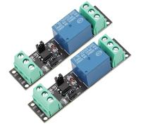 Heevhas 1 Channel 3V Relay Module with Optocoupler, Opto-Isolation, High Level Trigger, 1 Channel Relay Power Switch Module, Insulated Drive Control Module (Pack of 2)