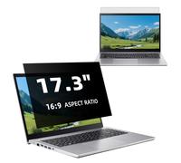 HeeYeal 17.3 Inch Laptop Privacy Screen Protector, 16:9 Removable Anti Blue Light Glare, Eye Protection Anti Spy Privacy Screen Filter for Hp/Dell/Lenovo/Acer/Asus/Samsung/Sony 17.3" (383 X 215) mm