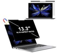 HeeYeal Laptop Privacy Screen 13.3 Inch for 16:10 Aspect Ratio, Magnetic Removable Anti-Glare Blue Light Blocking, Anti Scratch Privacy Screen for 13.3" (16:10) Laptop for Dell/Lenovo/HP/Huawei/Asus