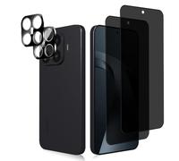 HeeYeal Privacy Screen Protector 2 Pack for Xiaomi 17T 5G with Camera Lens Protector 2 Pack, [Anti-Scratch] [9H Hardness] Anti-Spy Protection Tempered Glass Film for Xiaomi 17T 5G