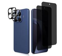 HeeYeal Privacy Screen Protector 2 Pack for Xiaomi 17T Pro 5G with Camera Lens Protector 2 Pack, [Anti-Scratch] [9H Hardness] Anti-Spy Protection Tempered Glass Film for Xiaomi 17T Pro 5G