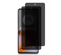 HeeYeal Privacy Screen Protector Compatible with Motorola Moto G75 5G [2 Pack], [9H] [Anti-Scratch] Anti Peeping Anti-Spy Tempered Glass Protection Film for Motorola Moto G75 5G