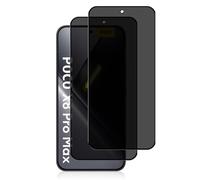 HeeYeal Privacy Screen Protector Compatible with Xiaomi Poco X8 Pro Max 5G [2 Pack], [9H] [Anti-Scratch] Anti Peeping Anti-Spy Tempered Glass Protection Film for Xiaomi Poco X8 Pro Max 5G