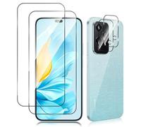 HeeYeal Tempered Glass Screen Protector for Honor 200 Lite 5G | with Camera Lens Protector, [2 + 2 Pack] [9H Hardness] [Anti-Scratch] HD Tempered Glass Camera Film for Honor 200 Lite 5G