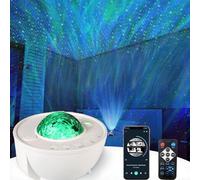 HEEYoo Galaxy Light Projector for Bedroom: 10 Lighting Effects, Bluetooth Speaker, Remote Control, 11 Modes & 3 Speeds, Stress Relief Sleep Aid Night Light