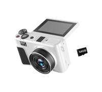 HEEZOU Digital Camera 8K 88MP Auto Focusing Video Camera With 180 Degree Flipping Screen LED Fill Light 18X Digital