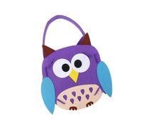 HEEZOU Holiday Season Felt Candy Bag Oversized Pumpkin Design Seasonal Party Essential Party Accessory for Collections Large Capacity Collection Bag