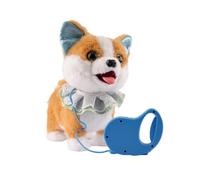 HEEZOU JoyPals Interactive Touch Sensor Dog Plush Toy with Sounds & Three Control Modes, Realistic Pet Companion for Children's Educational Play and Home Fun