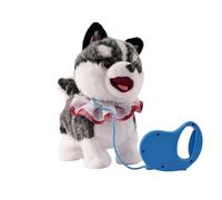 HEEZOU JoyPals Interactive Touch Sensor Dog Plush Toy with Sounds & Three Control Modes, Realistic Pet Companion for Children's Educational Play and Home Fun