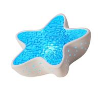 HEEZOU Sea Projection Light ABS PC Texture 7 Color Modes Rotating Creates Calming Atmospheres For Bedroom Kids Room Decor Star Projector Lamp