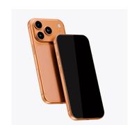 hefcnphe Non-Working FakePhone Compatible with 17ProMax, This's a Dummy Phone That Looks Like a Real Phone and No Logo (Orange,Black Screen)