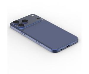 hefcnphe Non-Working FakePhone Compatible with 17ProMax, This's a Dummy Phone That Looks Like a Real Phone and No Logo (Blue,Black Screen)