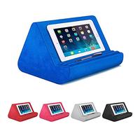 hefeilzmy Tablet Pillow Stand for Ipad,Pillow Soft Pad for Lap with Pocket Multi-Angle Soft Pillow Lap Stand for iPads,Tablets,E-Readers, Smartphones, Books,Magazines (Royal Blue)