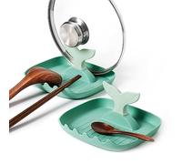 Hefild Kitchen Gadgets: 2 pack Whale Tail Spoon Rests, Stove Top & Kitchen Counter Utensil Holder - Premium Multi-Functional Cooking Accessory, Space-Saving,Durable & Easy to Clean - Perfect Gift Idea