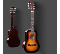 HEFJIAYCIQ 30"/36"Inch Acoustic Guitar, Linden Wood Top Beginner Guitar Starter Set Package, with Gig Bag, Strap, Steel Strings, Picks, Capos,Brown,30in