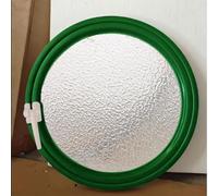 HEFJIAYCIQ Aluminium Alloy Rotatable Round Window, Tempered Glass Wall Décor Porthole Window with Handle, Kitchen Home Decor Casement Window,Green 2,40cm/15.7in