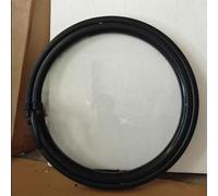 HEFJIAYCIQ Aluminium Alloy Rotatable Round Window, Tempered Glass Wall Décor Porthole Window with Handle, Kitchen Home Decor Casement Window,Black 3,30cm/11.8in