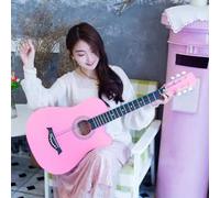 HEFJIAYCIQ Beginner Acoustic Guitar, All Wood Cutaway Guitar Starter Set, W/Case, Strap, Capo, Strings, Picks for Beginners Adult Teen,11,40in